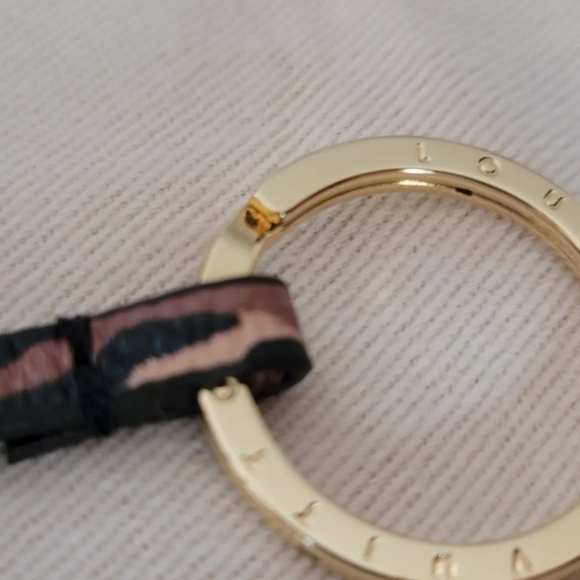 Louis Vuitton Key Charm Holder String 19.5 Jungle Giant Black Caramel Clochette - Picture 10 of 16